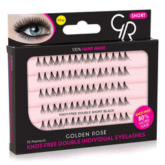 Knot Free Double Individual Eyelashes